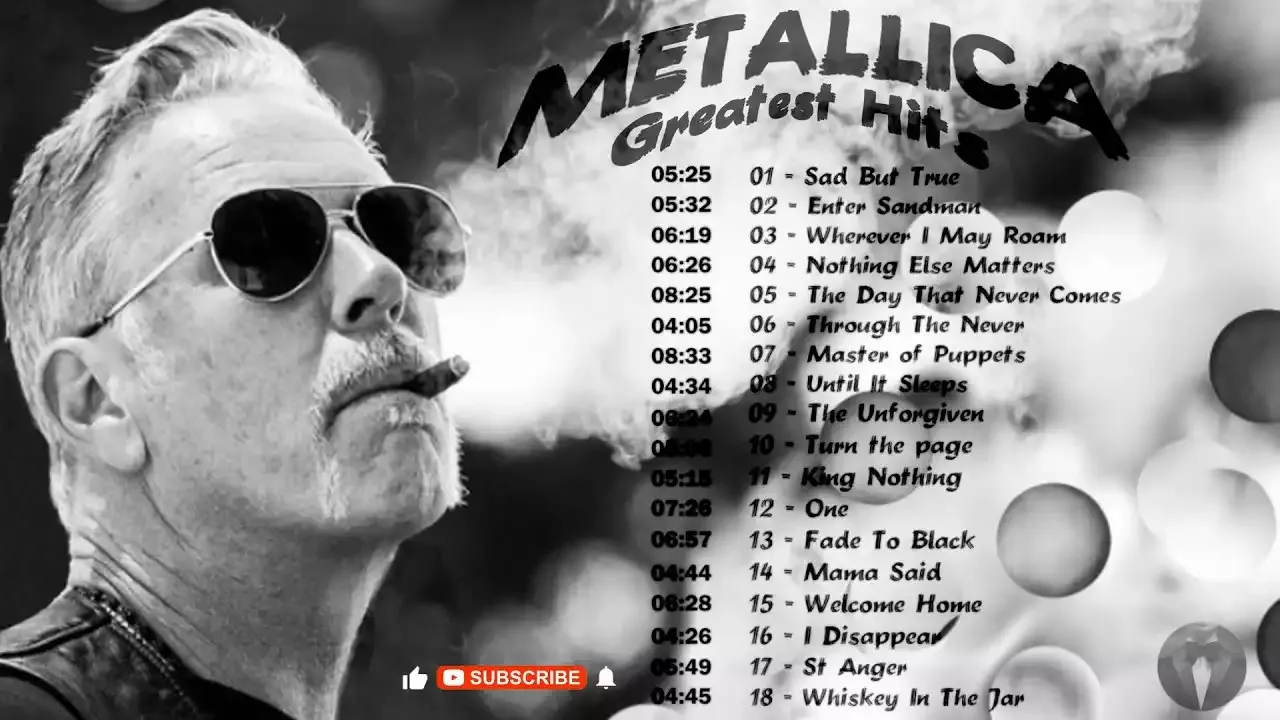 10 ההמנונים הנצחיים של מטאליקה